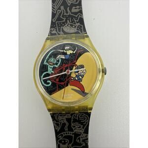 Vintage Swatch "Jungle Tangle" GK235, Designed by Francisco Capdvila in 1997